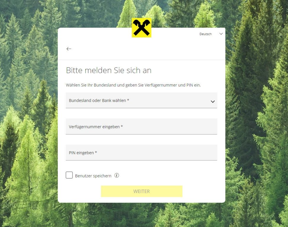Zugang Mein Elba